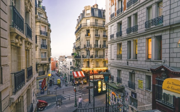 Vue de Paris pour les chats d'appartement